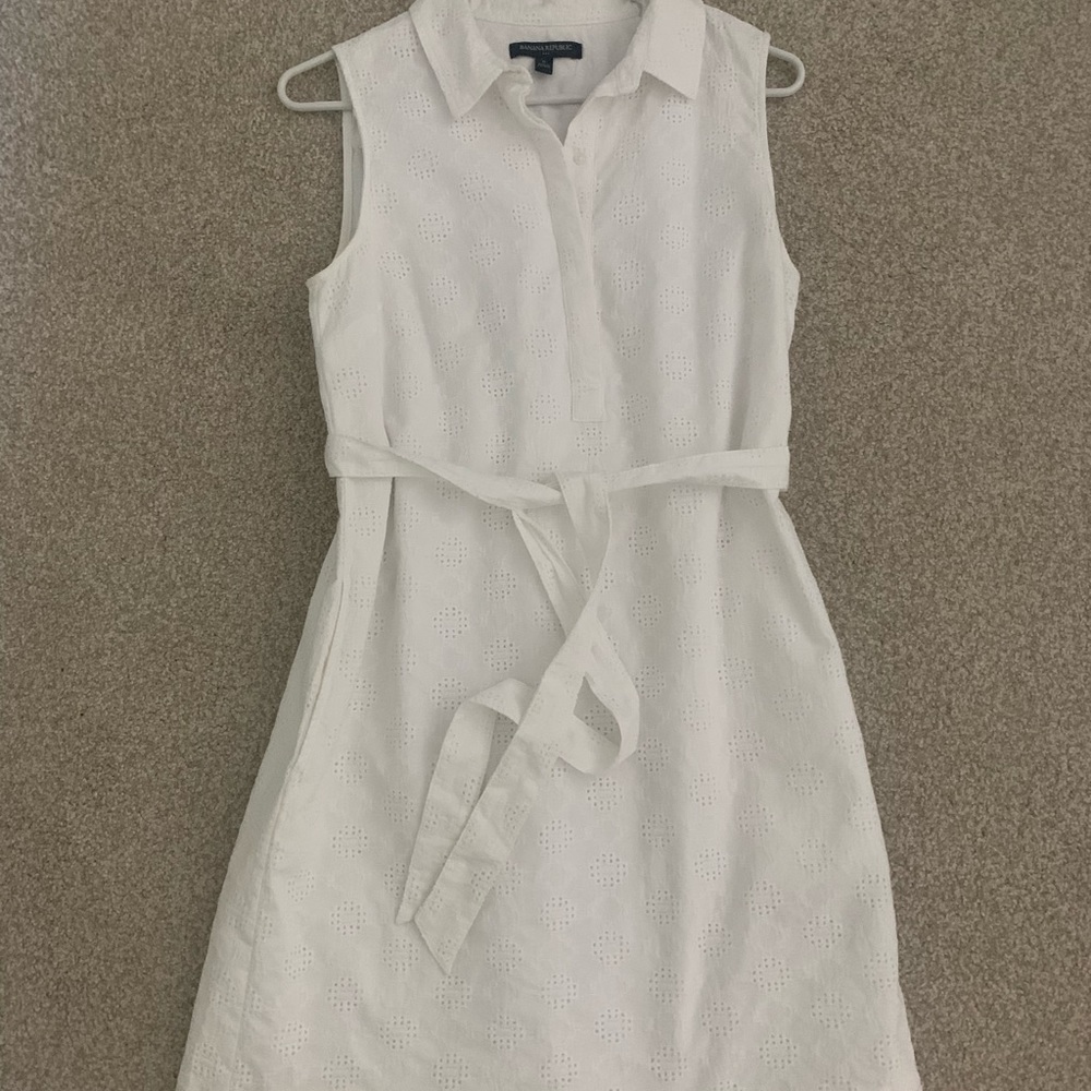 Banana Republic Embroidered Summer Dress